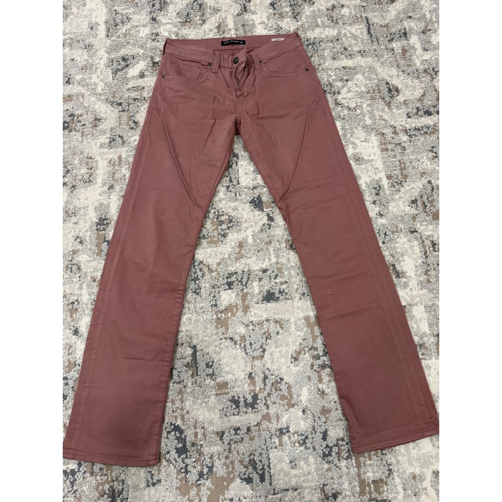 Mavi Zach Straight Leg‎ Pants Mens 30x34 Dusty Rose Mauve Cotton Stretch Chino
